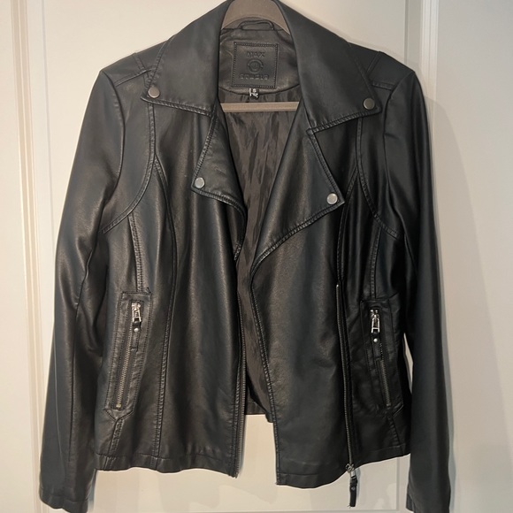 Max studio, new faux leather biker jacket , Black size S!!! - Picture 5 of 6